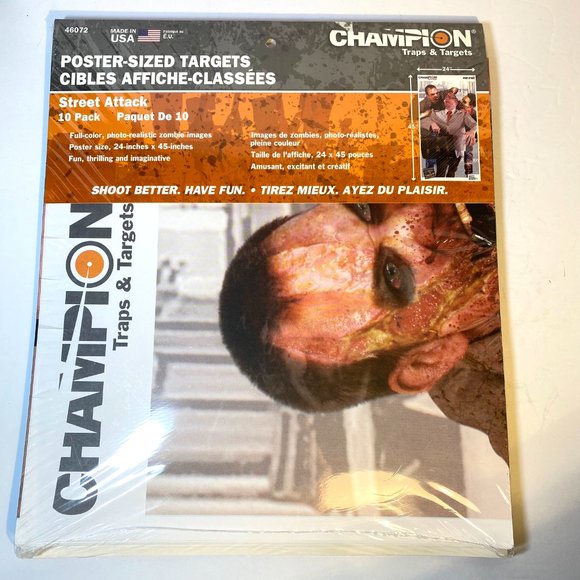 Champion Trap and Target Street Attack Zombie Target - poster size #4672 - Picture 2 of 7